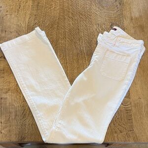 Comptoir Des Cotonniers white flare jeans size 28